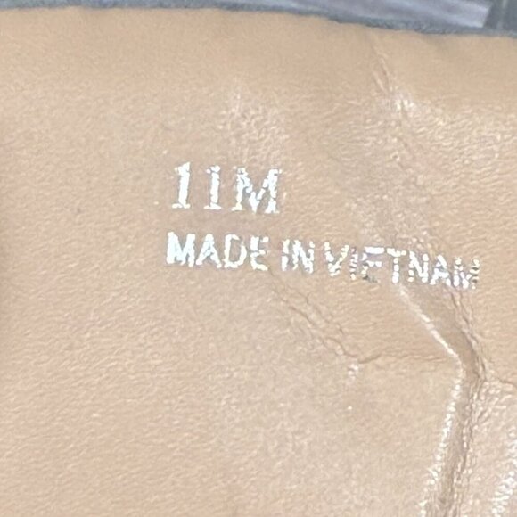 Linea Paola Women's Grey Leather Fiji Lace Up Wedge Sneakers Shoes Size 11 - Picture 10 of 10